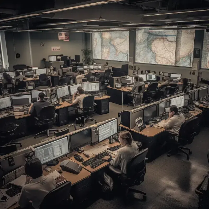 a city 311 call center