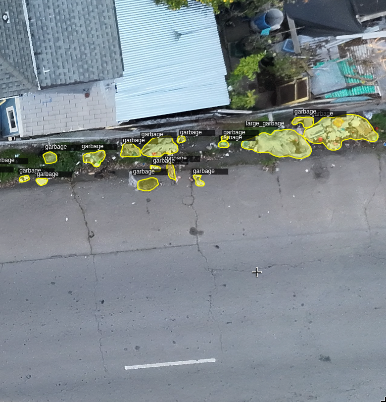 AI segmentation and correlation with open work orders